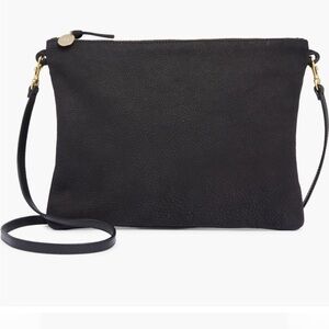Clare V Sac Bretelle Black Leather Crossbody Bag